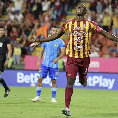Julián Quiñones, del Deportes Tolima volvió a jugar y reforzará al equipo.