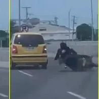 El taxista que fue grabado cómo arrollaba al conductor de una moto y su parrillero lo habría hecho por un ataque de rabia. Acá, los detalles.