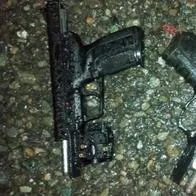 Pistola FiveSeven con la que las disidencias de las Farc atentan contra los policías debido a los balas que atraviesan chalecos.