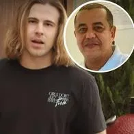 Fotos de Daniel Sancho y Edwin Arrieta, en nota de que la vida del español en cárcel por asesinato tiene comida a domicilio y más.