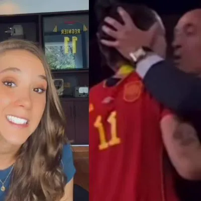 La exjugadora de fútbol Nicole Regnier se mostró furiosa por dirigente español que besó a jugadora en el Mundial