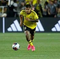 Al Cucho Hernández hinchas del Columbus Crew le hicieron tifo en duelo de MLS