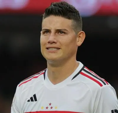 James Rodríguez fue inscrito en la Copa Sudamericana para enfrentar a Liga de Quito.