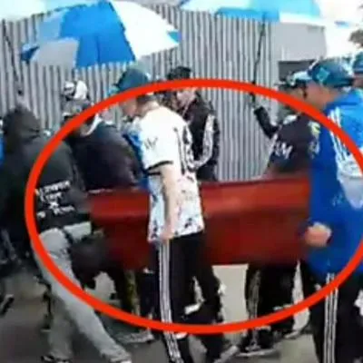 Barra brava de Millonarios metió un ataúd (con muerto) a El Campín