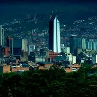 Panorámica de Medellín, que tendrá simulacro de evacuación este miércoles 25 de agosto.