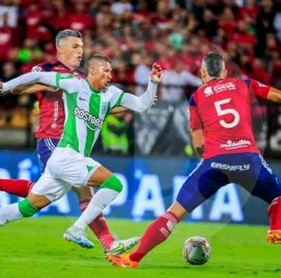 Nacional vs Medellín, uno de los enfrentamientos que se podría dar en Copa BetPlay en el sorteo.