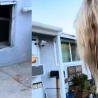Una mujer, en Estados Unidos, se llevó el susto de su vida al revisar el patio de su casa. Llevaba meses escuchando ruidos extraños.
