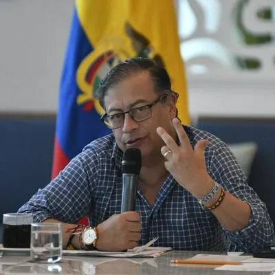 El presidente Gustavo Petro, quien respondió a EPS sobre posible cese de operación.