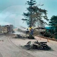 Explosión de camión de gas en vía Guatapé-San Rafael, una niña gravemente herida necesita donantes de sangre.