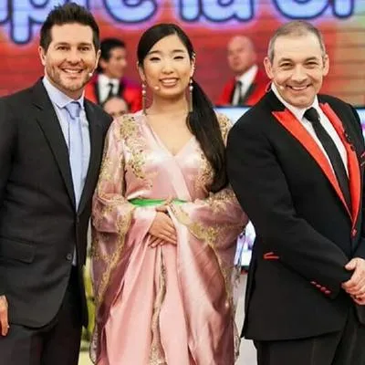 Marcelo Cezán, 'Yositoco' y César Escola, en nota sobre  que ella tuvo un romance con integrante del programa