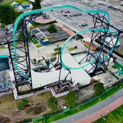 Drakko, la nueva montaña rusa de Salitre Mágico en Bogotá ya fue terminada y costo de entrada está en $ 120.000 para el día de su inauguración.
