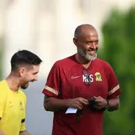 Karim Benzema no tendría lugar en el Al Ittihad por disposición de Nuno Santo,el futbolista no asistió a practica.