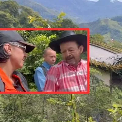 Campesino regañó a la directora de Invias por la caída del puente Los Grillos, en la vía alterna a los Llanos, y el video se hizo viral en Colombia.