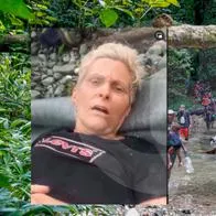 Mujer abandonada por su hijo en Tapón del Darien.