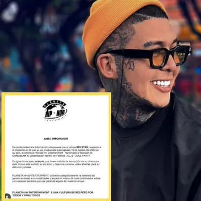 Cancelaron presentación de Big Stan en México, en Pasto fue denunciado por agresión a su ex pareja