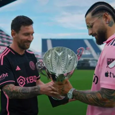 Maluma consiguió que Messi, la estrella del Inter de Miami, actuara en el video de su nueva canción 'Trofeo', junto a Yandel.
