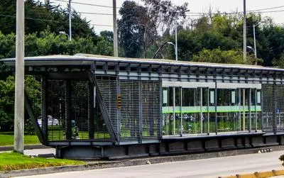 Estación de Transmilenio.