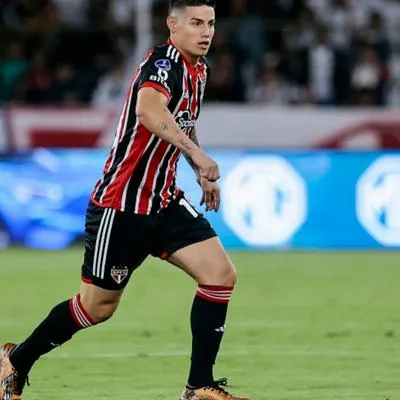 James Rodríguez, con pocos minutos en Copa Sudamericana y centro de críticas en Sao Paulo