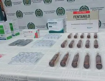 Golpe al fentanilo: Policía halla laboratorio al sur de Cali