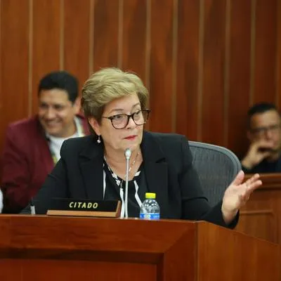 La ministra de Trabajo, Gloria Inés Ramírez, a propósito de la reforma laboral que se plantea el Gobierno.