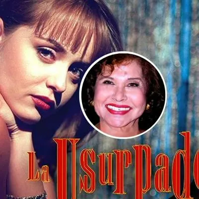 Imagen promocional de 'La usurpadora' y foto de Angélica Arenas, en nota de que la actriz murió, de qué falleció, quién fue y más.
