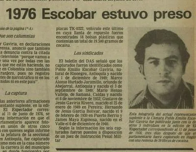 Este es el artículo de El Espectador que reveló que Pablo Escobar era un narco