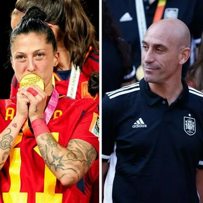 Jenni Hermoso, quien recibió un beso de Luis Rubiales durante celebración del Mundial Femenino.