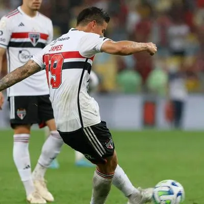James Rodríguez, volante de Sao Paulo y Selección Colombia, que habló de lo que hay que hacer para llegar al Mundial 2026.