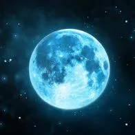 White full moon atmosphere with star at dark night sky background