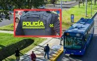 Sitp y agente de la Policía. En relación con nueva estrategia de seguridad.