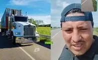 Vehículo de carga se quedó sin una llanta en plena carretera y vivo conductor se la robó