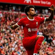 Luis Díaz cumplió este domingo 50 partidos con el Liverpool, en el encuentro frente al Newcastle United, donde solo jugó media hora.