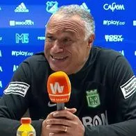 William Amaral elogió a Nacional en el partido que perdió contra Millonarios hoy.