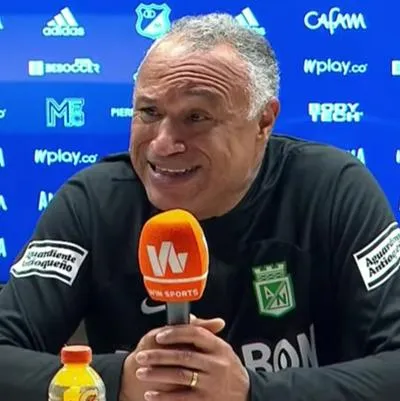 William Amaral elogió a Nacional en el partido que perdió contra Millonarios hoy.