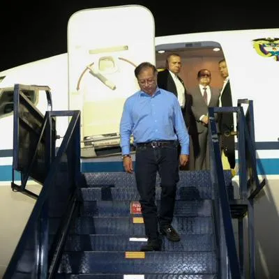 El presidente Gustavo Petro llegó a Costa Rica: su viaje internacional número 23.