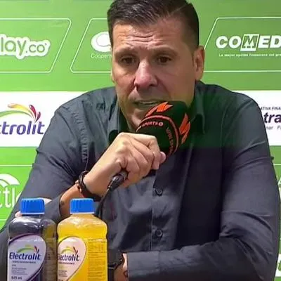 Juan Cruz Real, técnico del Deportes Tolima, en rueda de prensa tras partido vs Equidad, valoró positivamente en 0-0.