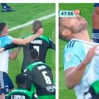 ¿Vio una agresión pero la otra no? Así fue la polémica expulsión de Aguirre en el Millos-Nacional