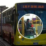 Foto de Transmilenio, en nota de que mujer en ese sistema hizo trasteo en Bogotá con muebles de lujo y más paquetes.