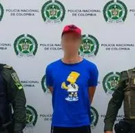 Dos de los ladroens capturados en Ibagué, que operaban bajo la modalidad de raponeo.