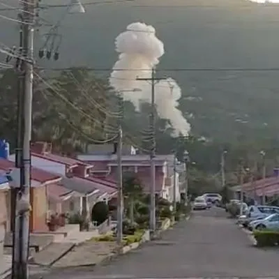 Videos de la explosión de una fábrica de pólvora en Pacho, Cundinamarca