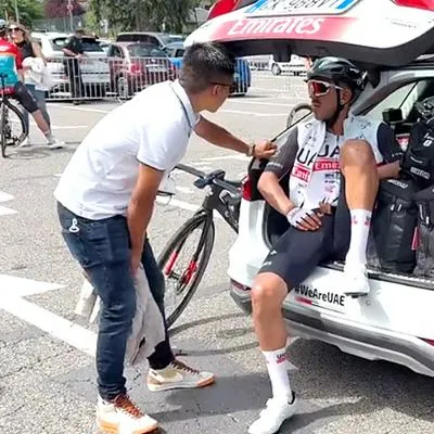 Nairo Quintana, presente en Vuelta a España 2023; aconsejó a Juan Molano antes de etapa 4