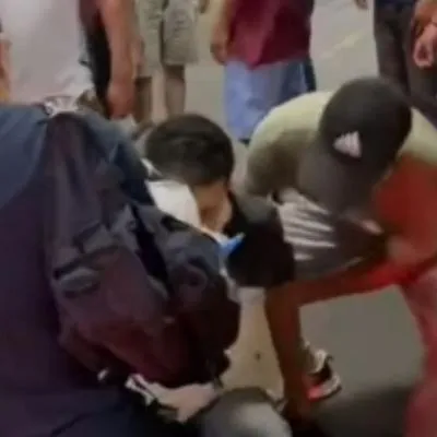 Hombre herido en riña en Medellín con una palanca.