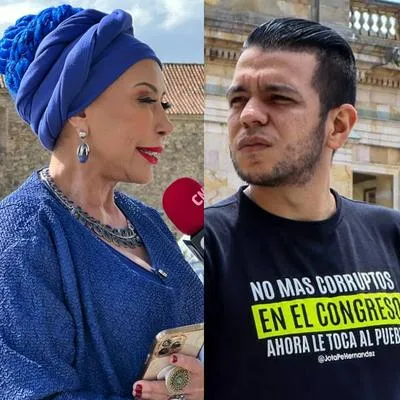 Piedad Córdoba y 'Jota Pe' Hernández, envueltos en nueva polémica.