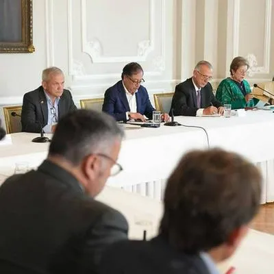 El presidente Gustavo Petro se reunió con el Consejo Gremial para buscar consensos en temas claves como la reforma laboral, pero no llegaron a acuerdos.
