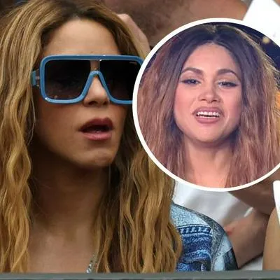 Fotos de Shakira y de imitadora de Shakira, en nota de que la concursante de 'Yo me llamo' habló como chilena por mensaje de artista real (video)