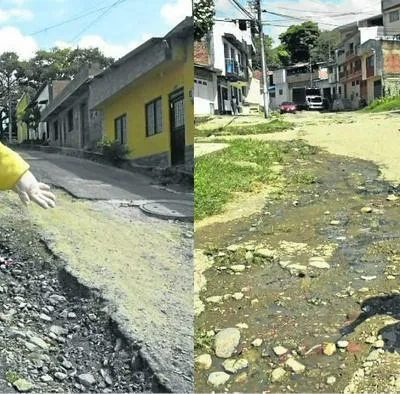 Calles intransitables y aguas negras: batalla diaria de los habitantes del barrio  El Triunfo