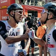 Juan Sebastián Molano sufrió caída en etapa 5 de la Vuelta a España.