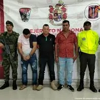 Capturan a tres presuntos cabecillas del Clan del Golfo en el sur de Córdoba