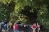 Siniestro vial deja lesionadas 4 personas