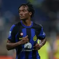 Juan Guillermo Cuadrado, jugador del Inter de Milán, que le contrató competencia con la llegada de Benjamin Pavard.
